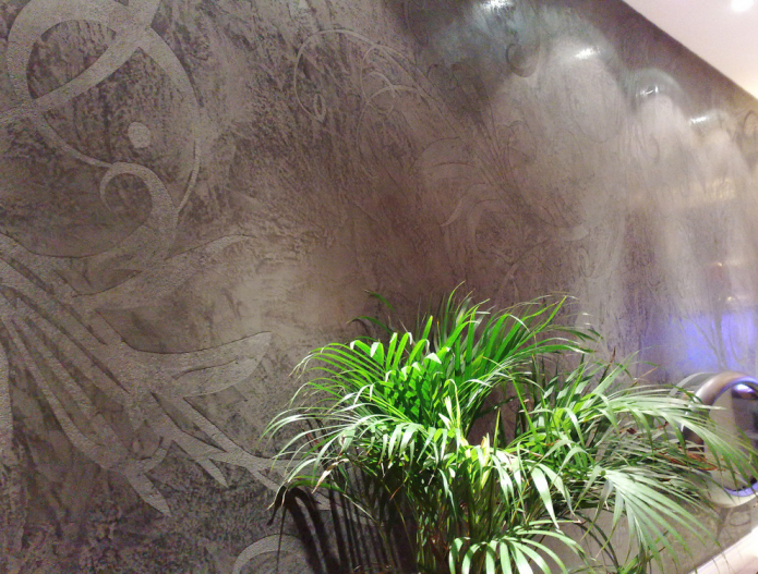 wallpaper for plastering with patterns