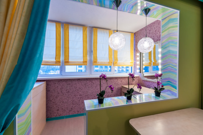 wallpaper on the loggia wallpaper on the loggia