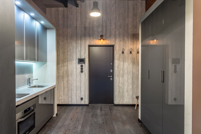 wallpaper under the boards