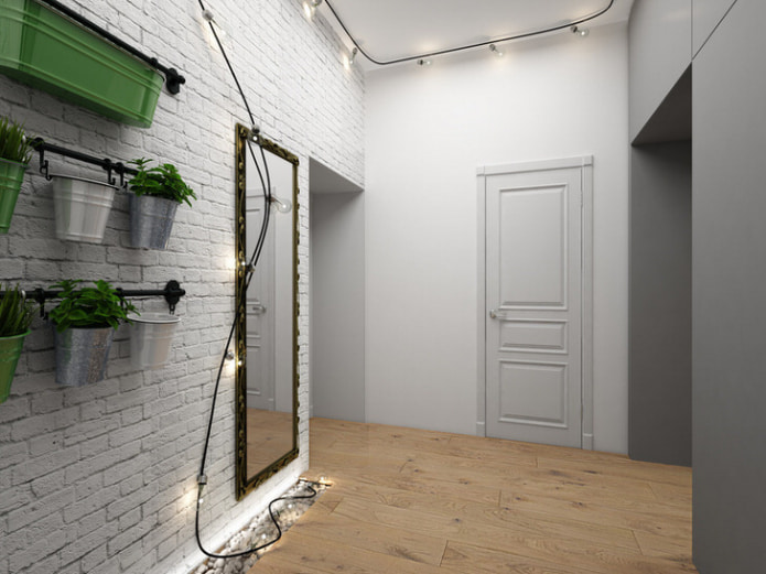 white brick wallpaper