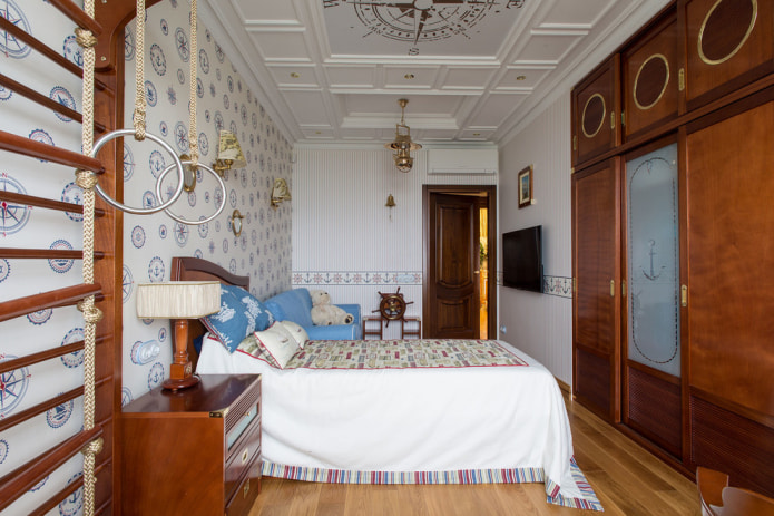 bedroom in nautical style bedroom in nautical style