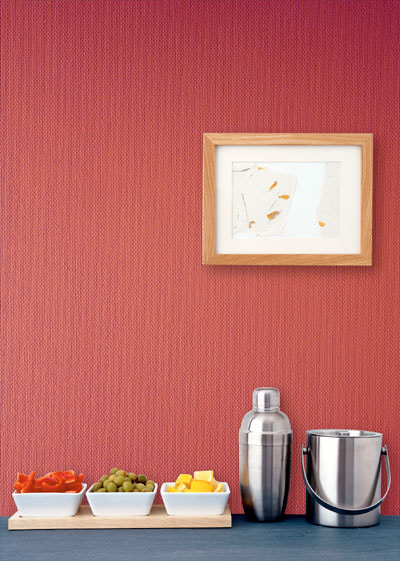 red fiberglass matting