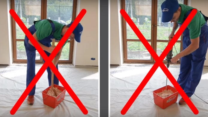 what can not be used when stirring liquid wallpaper