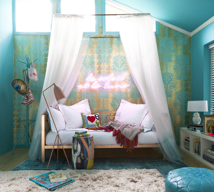 gold print accent wall gold print accent wall