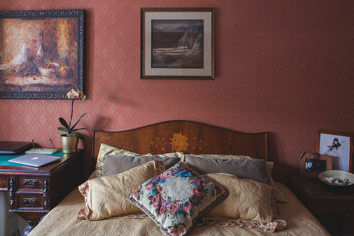 bedroom in classic style