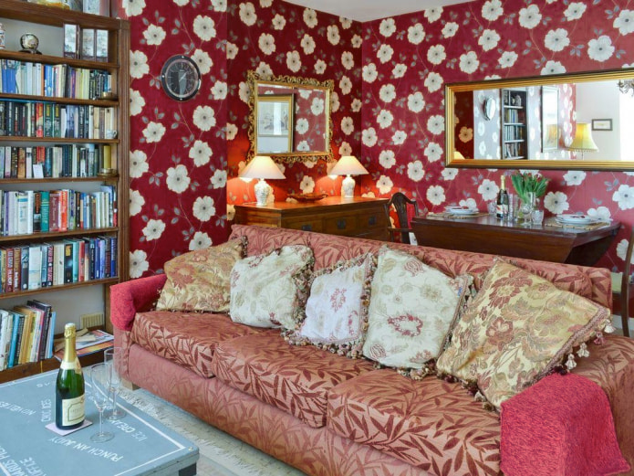 paper wallpaper with flowers