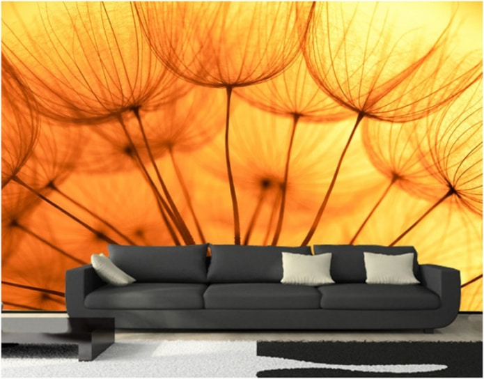 Wallpaper with 3D image Wallpaper with 3D image