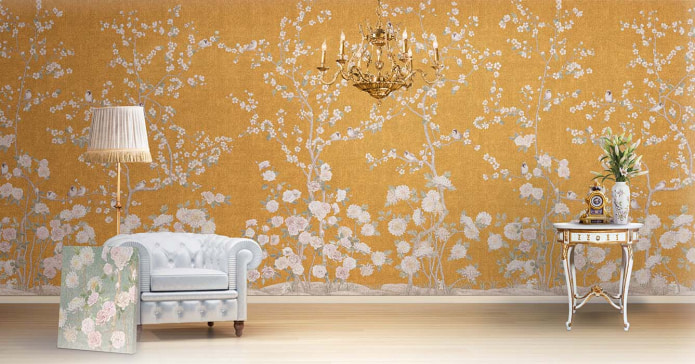 vinyl wallpaper with tea roses vinyl wallpaper with tea roses