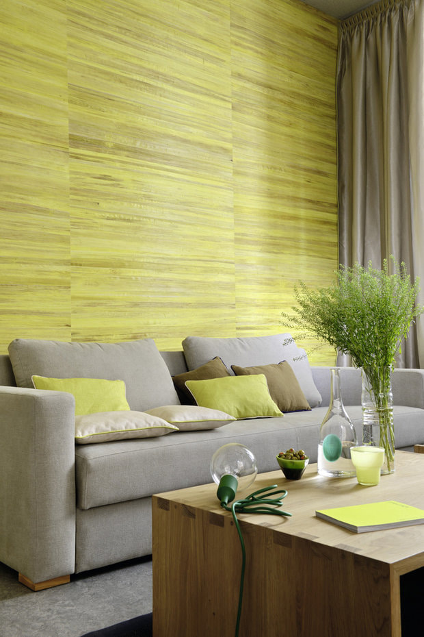 wallpaper of light green color in a modern style