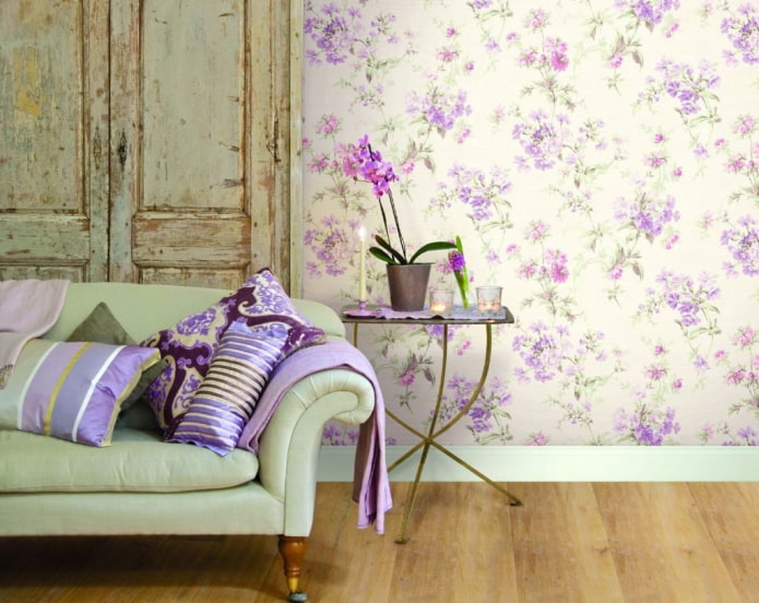 paper wallpaper with floral print paper wallpaper with floral print