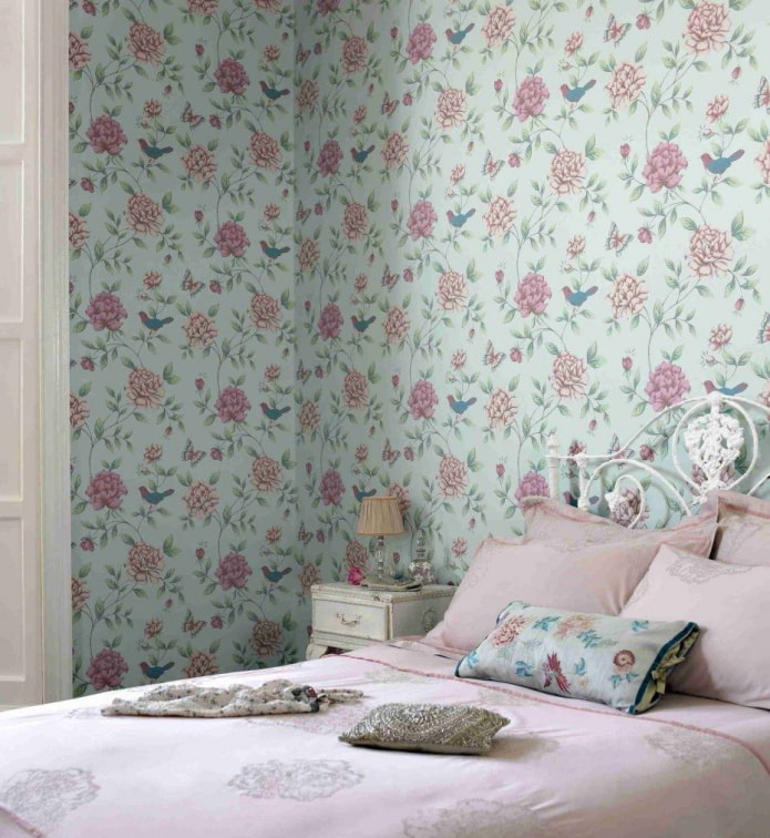 floral wallpaper in provence style floral wallpaper in provence style