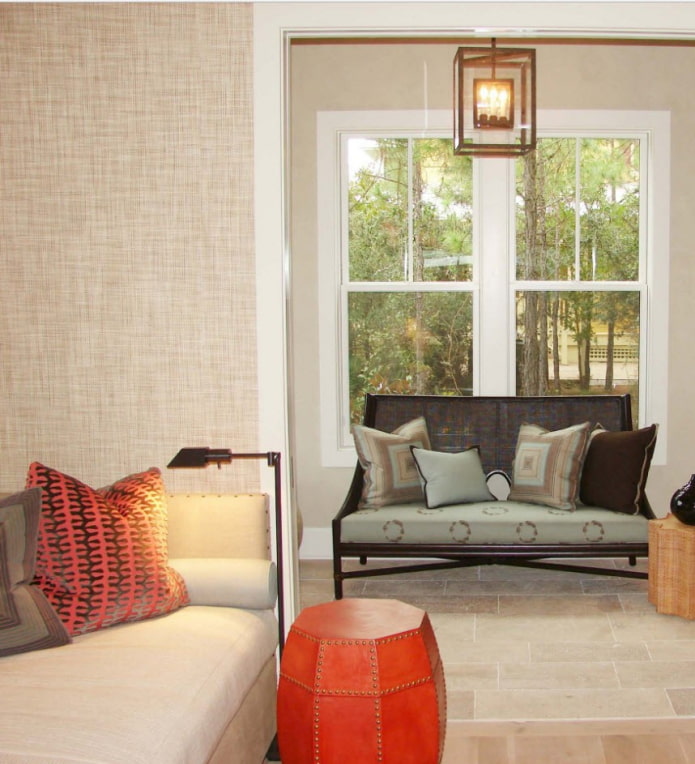 wallpaper with imitation fabric