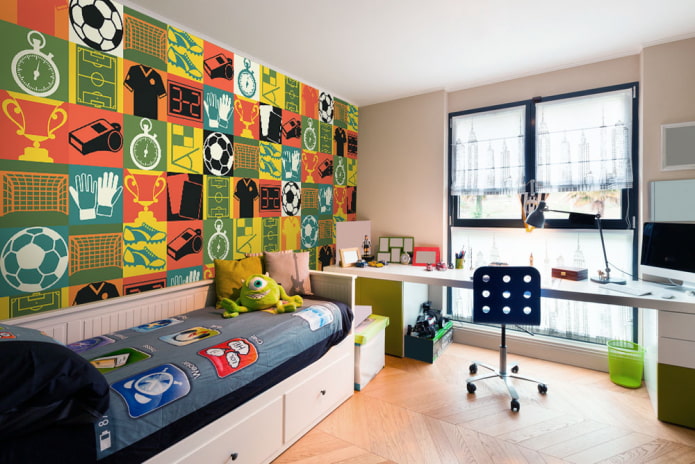 wallpaper with sports theme