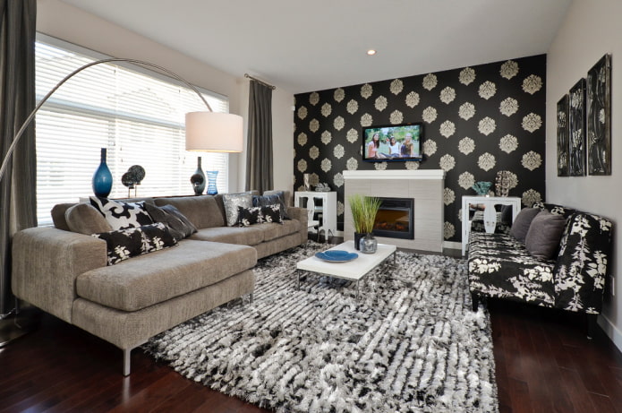 accent wall in the interior