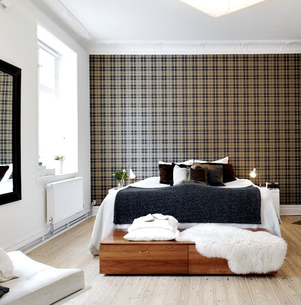 accent wall in the interior