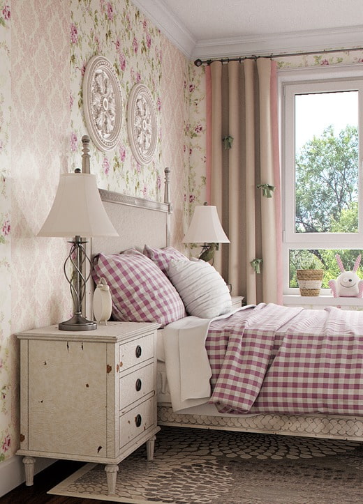 Provence style wallpaper