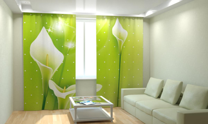 calla flowers on photocurtains calla flowers on photocurtains