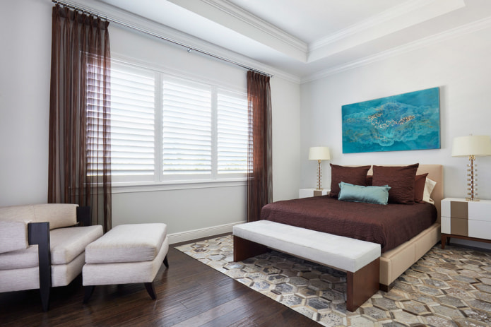 brown veil on the windows brown veil on the windows