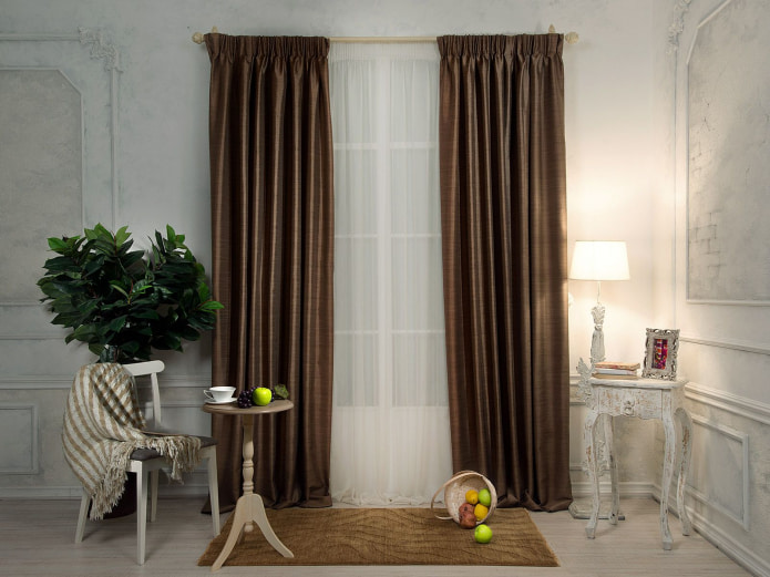 Chocolate curtains Chocolate curtains