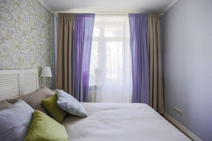 combination of lilac and brown