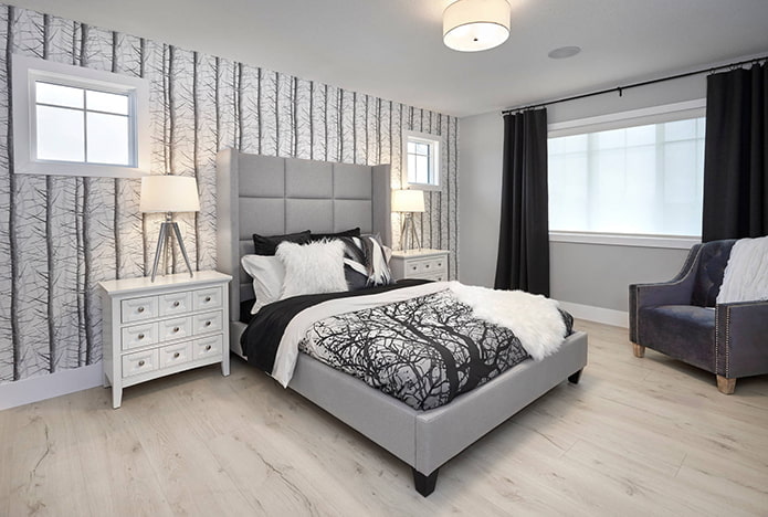 white wallpaper and black scandinavian curtains white wallpaper and black scandinavian curtains