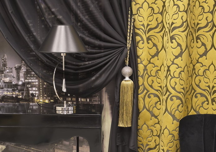 Tie-back for curtains Tie-back for curtains