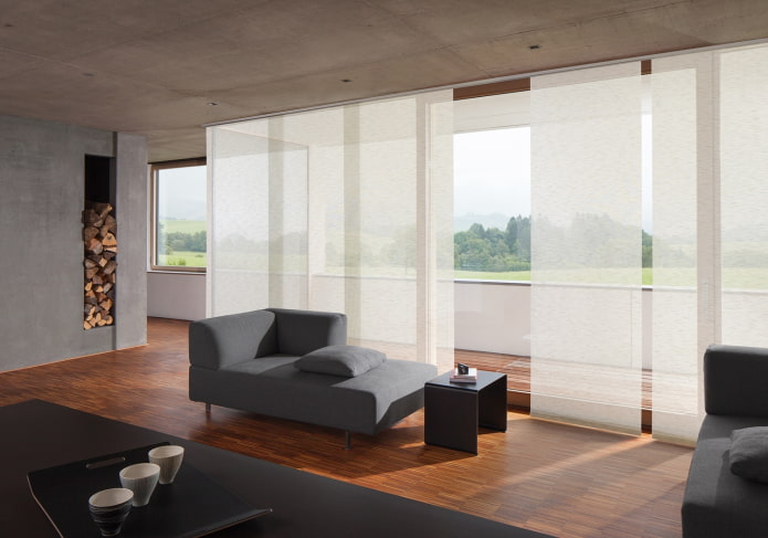 Japanese panels in the style of minimalism Japanese panels in the style of minimalism