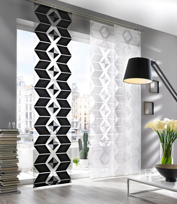 Japanese Geometric Print Panels Japanese Geometric Print Panels