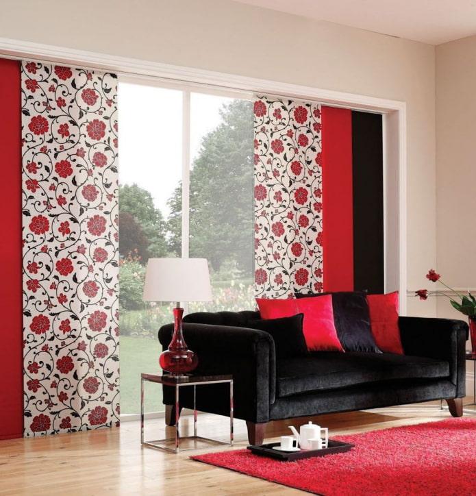 Japanese canvases with floral print Japanese canvases with floral print