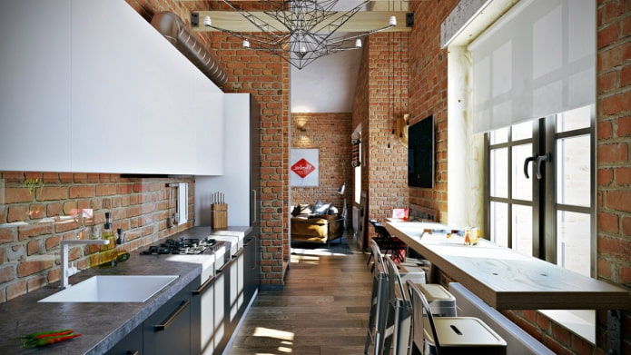 loft style kitchen loft style kitchen