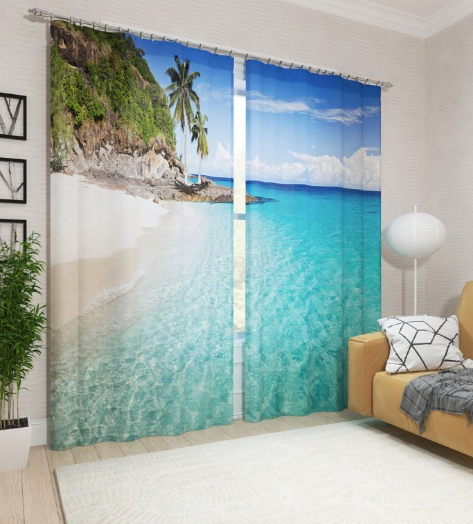 photocurtains with natural landscapes