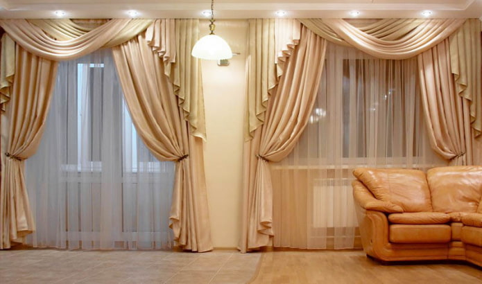 decoration of two windows