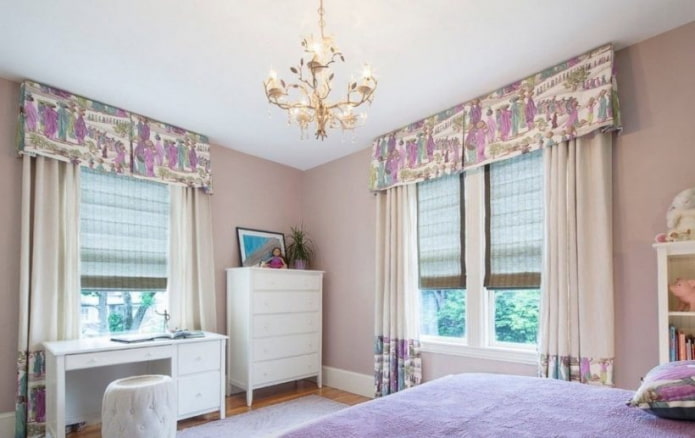 square simple lambrequin