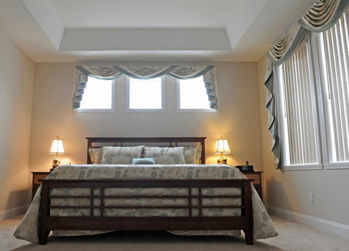 swag in the interior of the bedroom swag in the interior of the bedroom