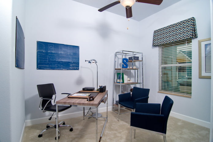 hard lambrequin in the interior of the office hard lambrequin in the interior of the office