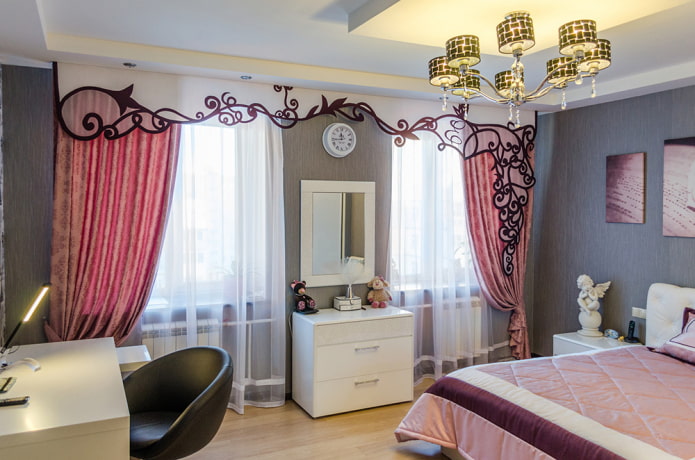 curly lambrequin for two windows curly lambrequin for two windows