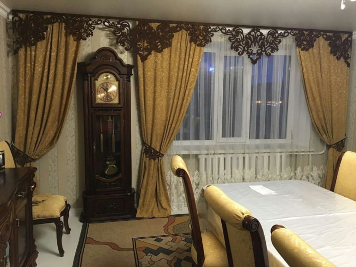 curly lambrequins in the art nouveau style curly lambrequins in the art nouveau style