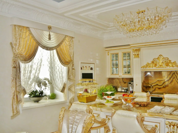 lambrequins on a small window