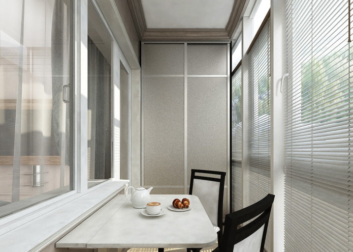 horizontal blinds on the loggia horizontal blinds on the loggia