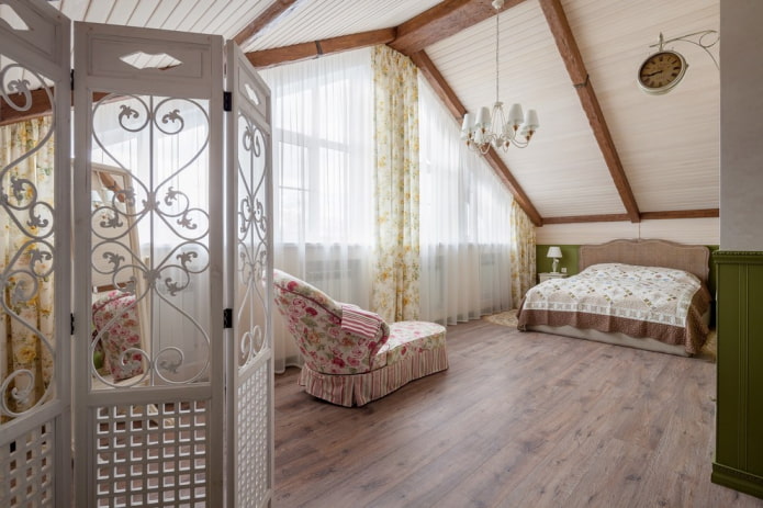 Provence style skylight curtains