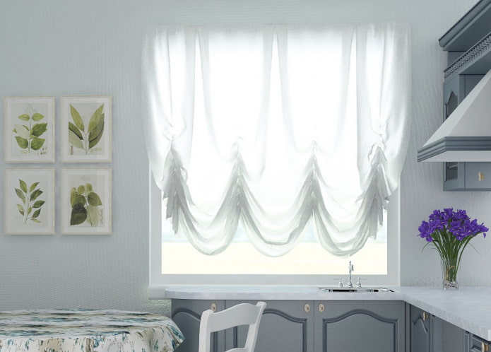 white austrian curtains in the interior white austrian curtains in the interior