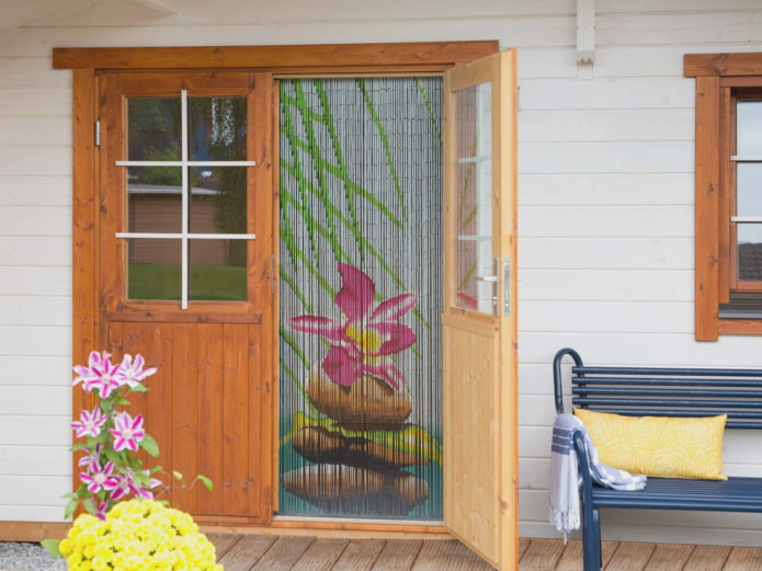 bamboo curtains with flowers bamboo curtains with flowers