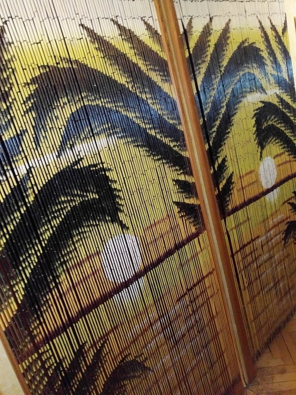 bamboo curtains with palm trees bamboo curtains with palm trees