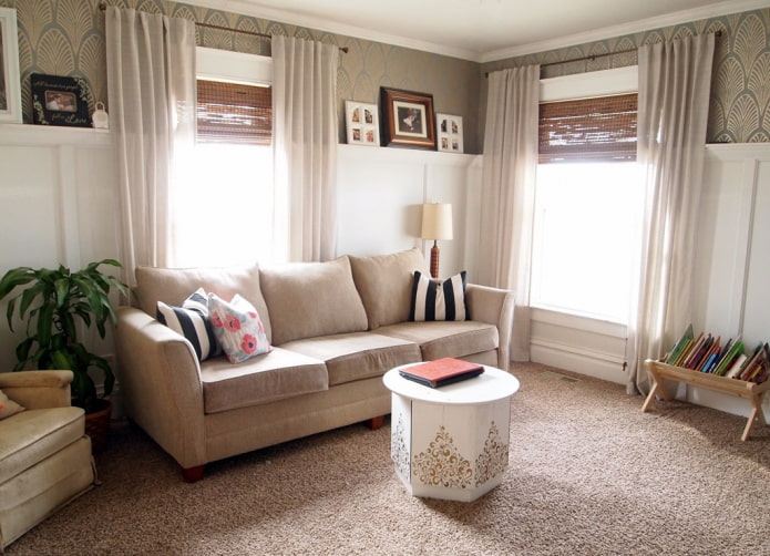 bamboo curtains combined with curtains bamboo curtains combined with curtains