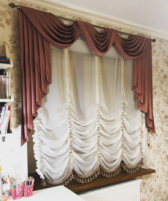 awning curtains decorated with tassels awning curtains decorated with tassels