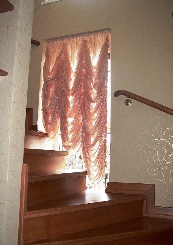 pink awning curtains in the interior pink awning curtains in the interior