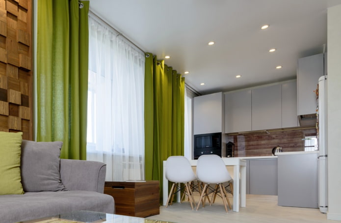 eco-style linen curtains