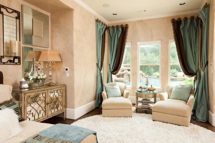 curtains with a combination of turquoise and chocolate curtains with a combination of turquoise and chocolate