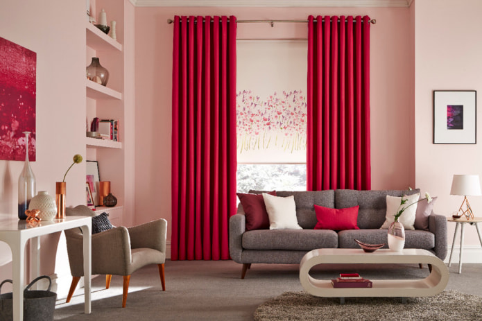 Short and long curtain Short and long curtain