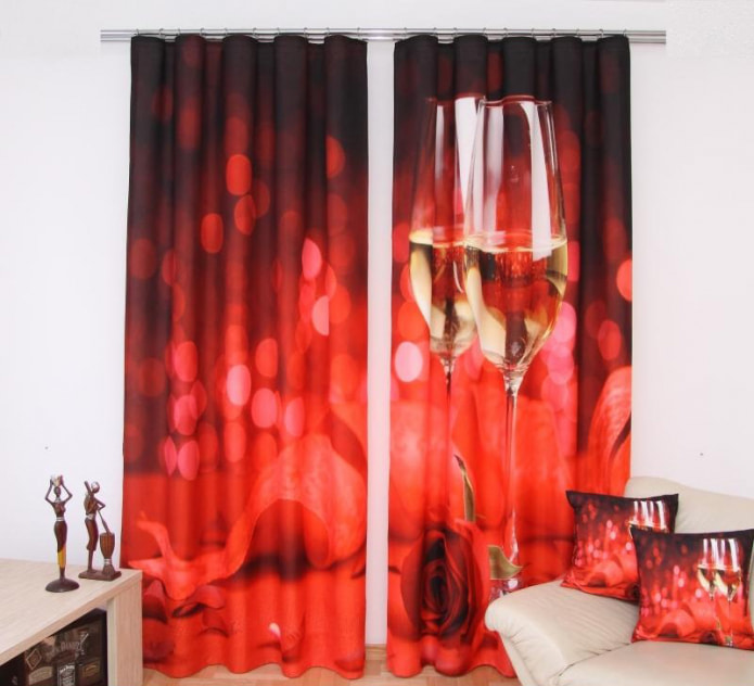 curtain with photo printing curtain with photo printing